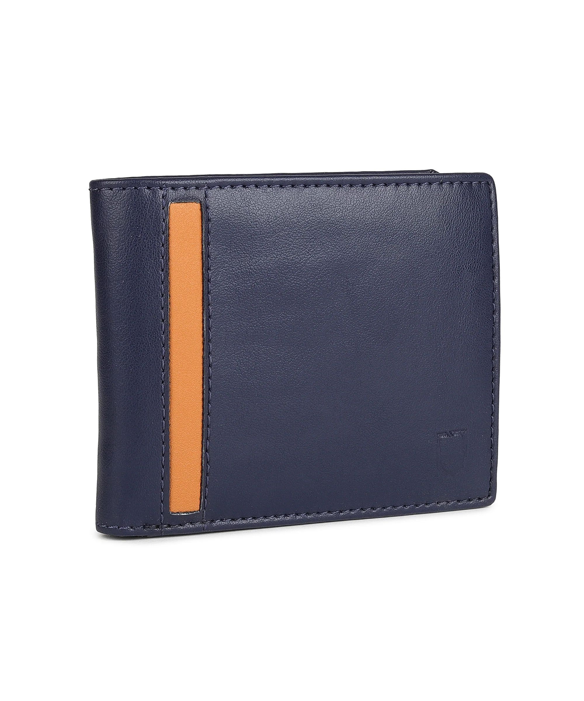 Urbano Fashion Men's Blue Casual, Formal Leather Wallet-3 Card Slots - Image 2