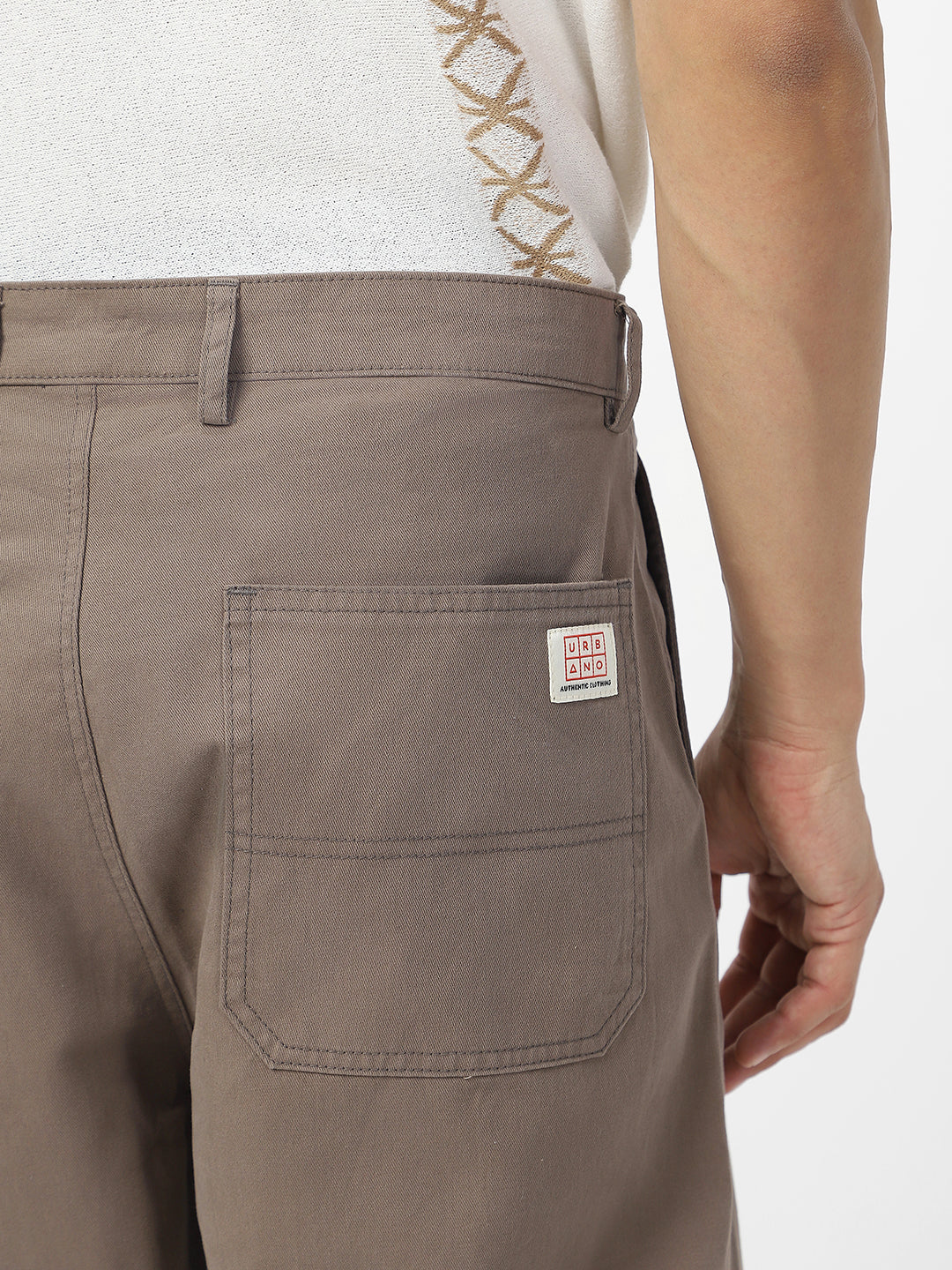 Men's Grey Loose Baggy Fit Solid Carpenter Trouser Pant with 5 Pockets Non-Stretchable - Image 5