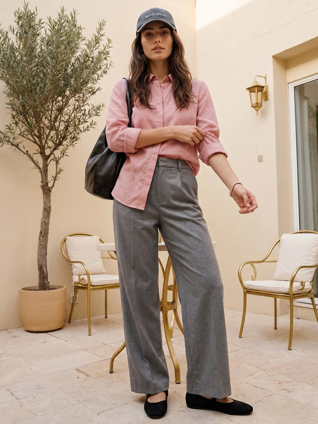 Women's Pink Lyocell Full Sleeve Relaxed Fit Concealed Placket Casual Solid Shirt with Regular Collar - Image 4